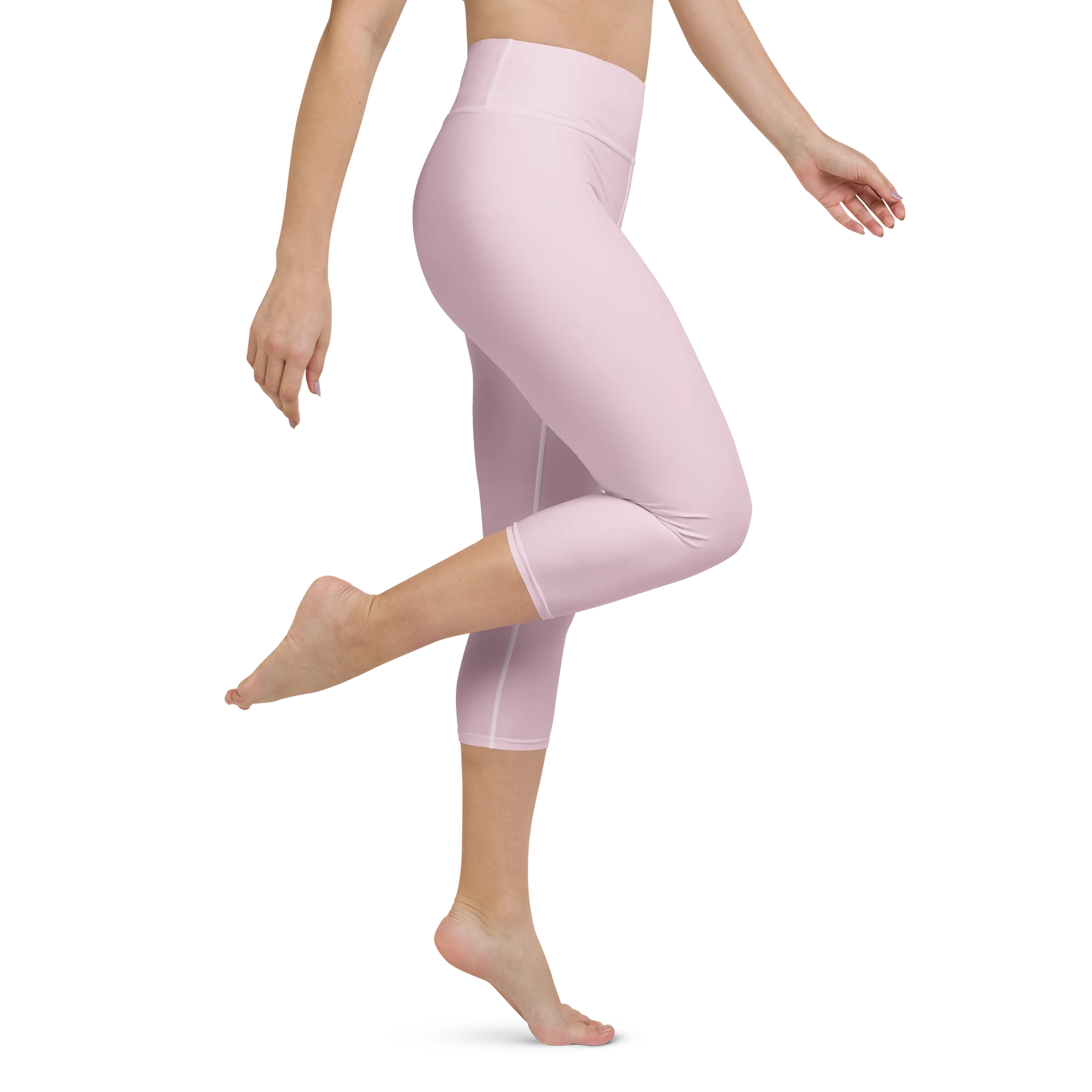 Clinical Capri Leggings (Pink Lace) product image (1)