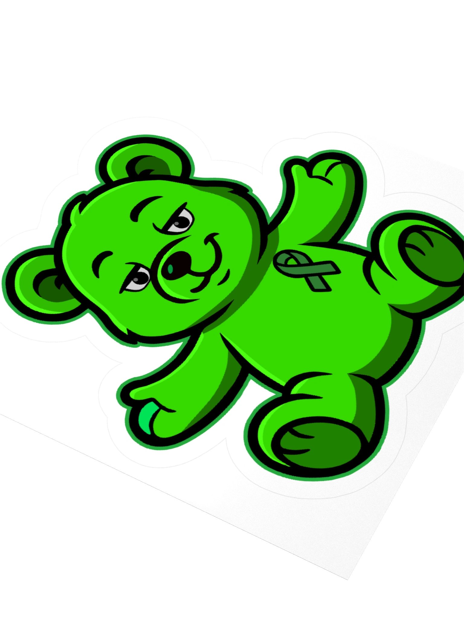 Green Bear of Sharing Stickers product image (2)