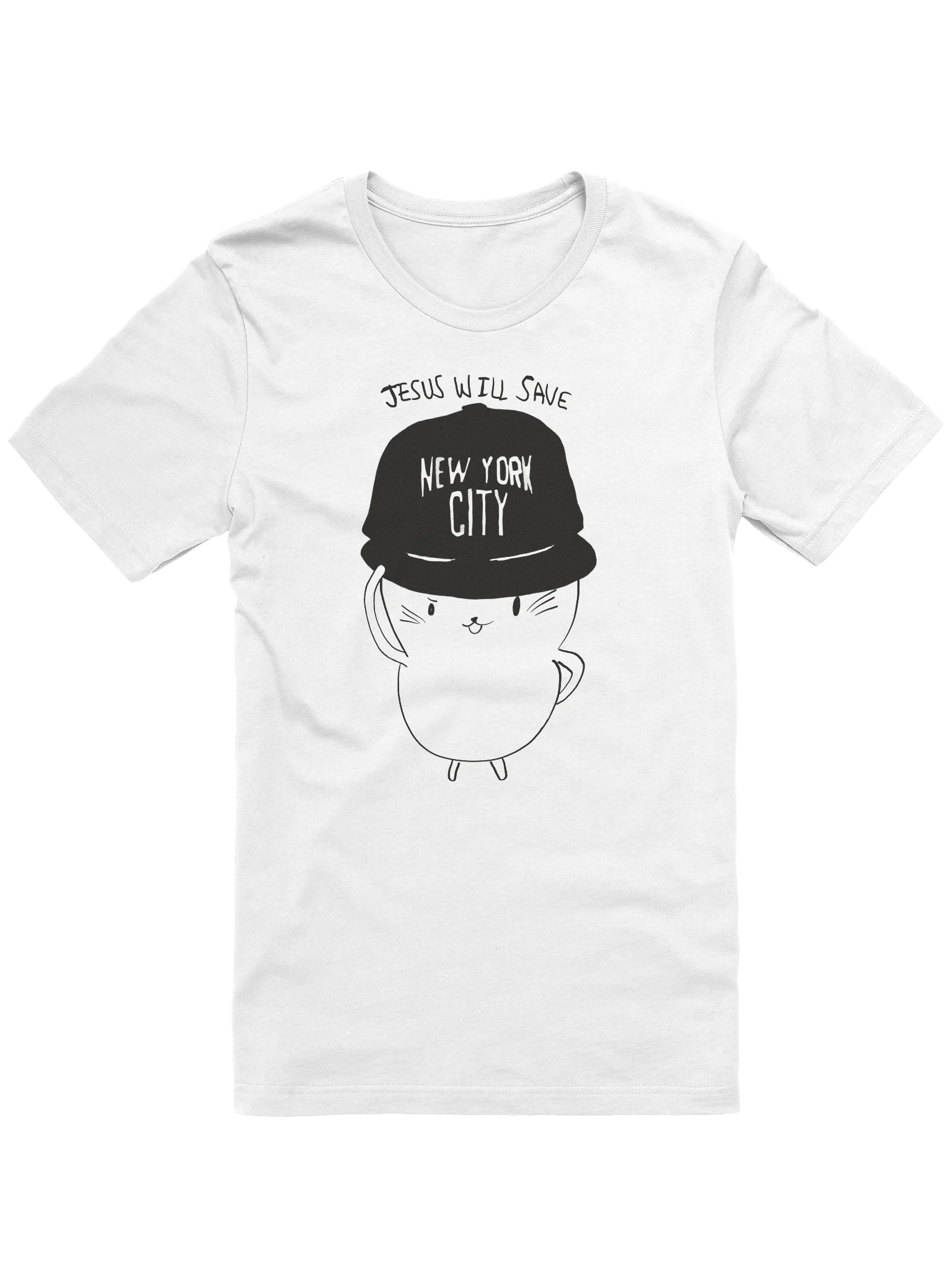 Jesus will save NYC Statement Tee product image (1)