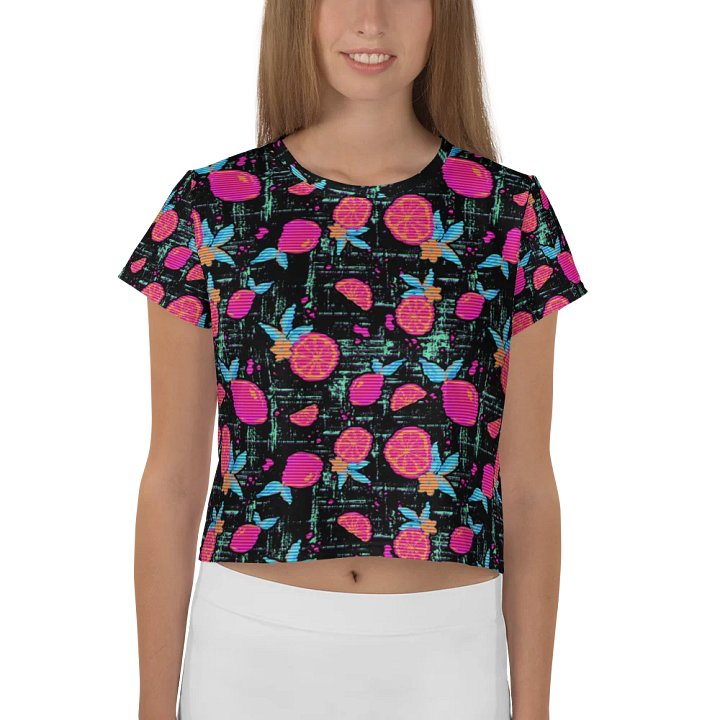 Hot Pink Lemonade Cropped Tshirt product image (1)