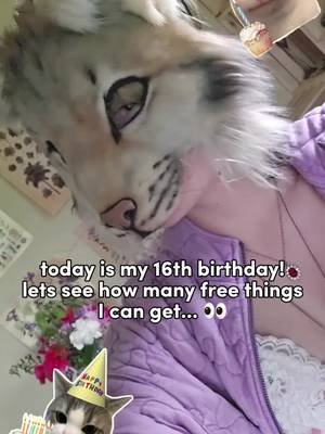 I LOVE FREE THINGS. HAPPY BIRTHDAY TO ME >:3 #free #therian #funny #food #birthday  @KFC  @Panera Bread  @Tropical Smoothie  @Wingstop  @Chick-fil-A  @Dunkin' 
