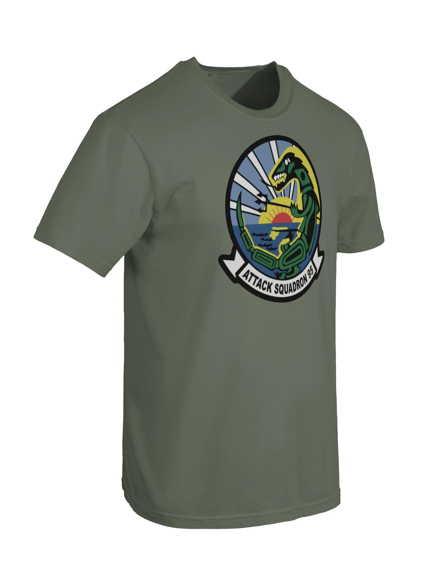 "Green Lizard" Heavyweight T-Shirt product image (8)