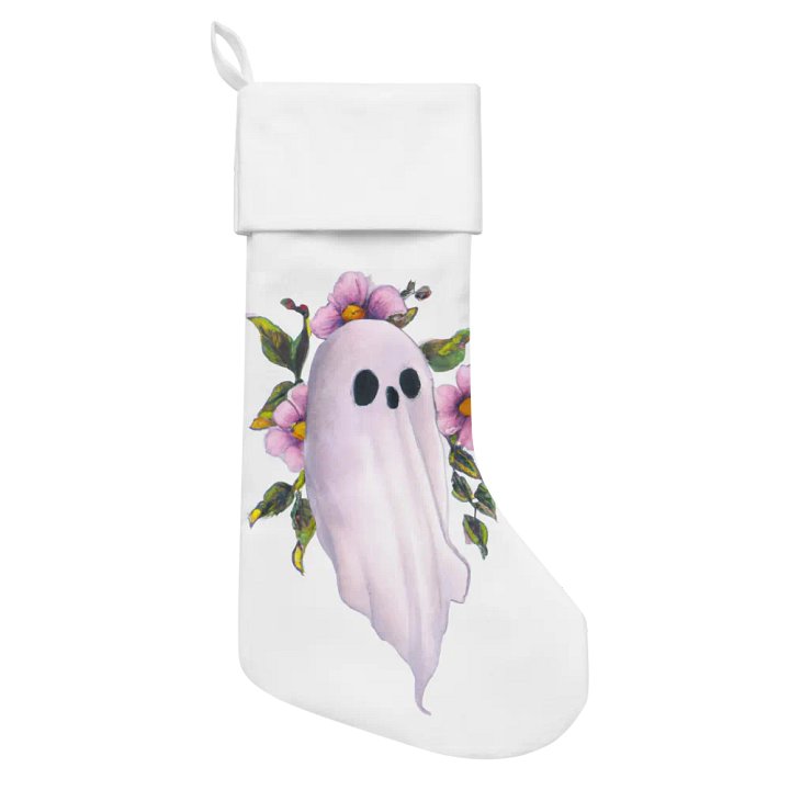 Watercolor ghost stocking product image (1)