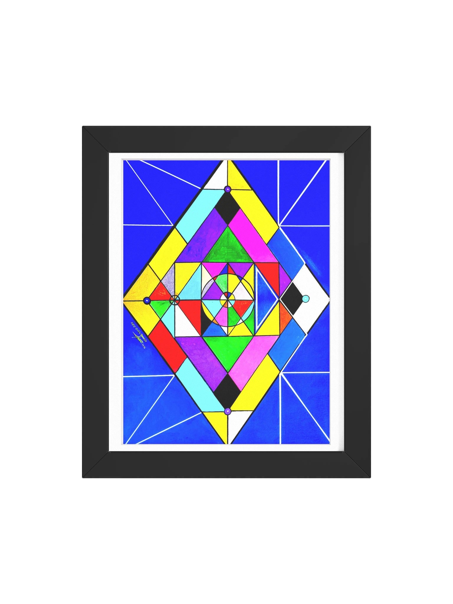 New Gothic Mandala — Fine Art Print with Frame product image (4)