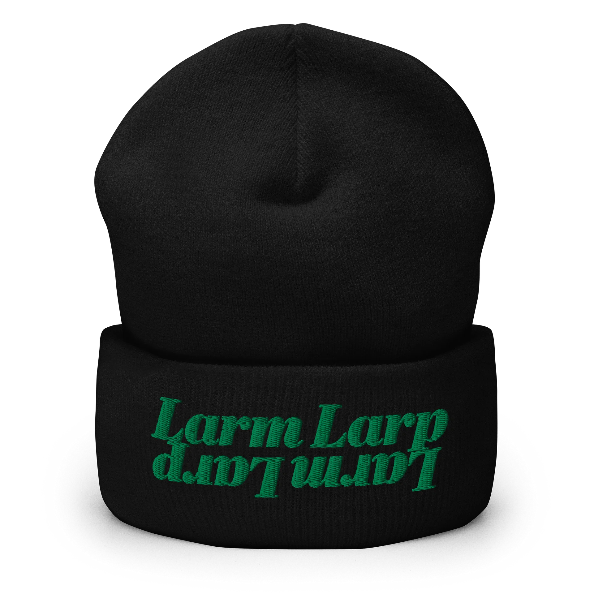 Larm Larp Cuffed Beanie (Green) product image (1)