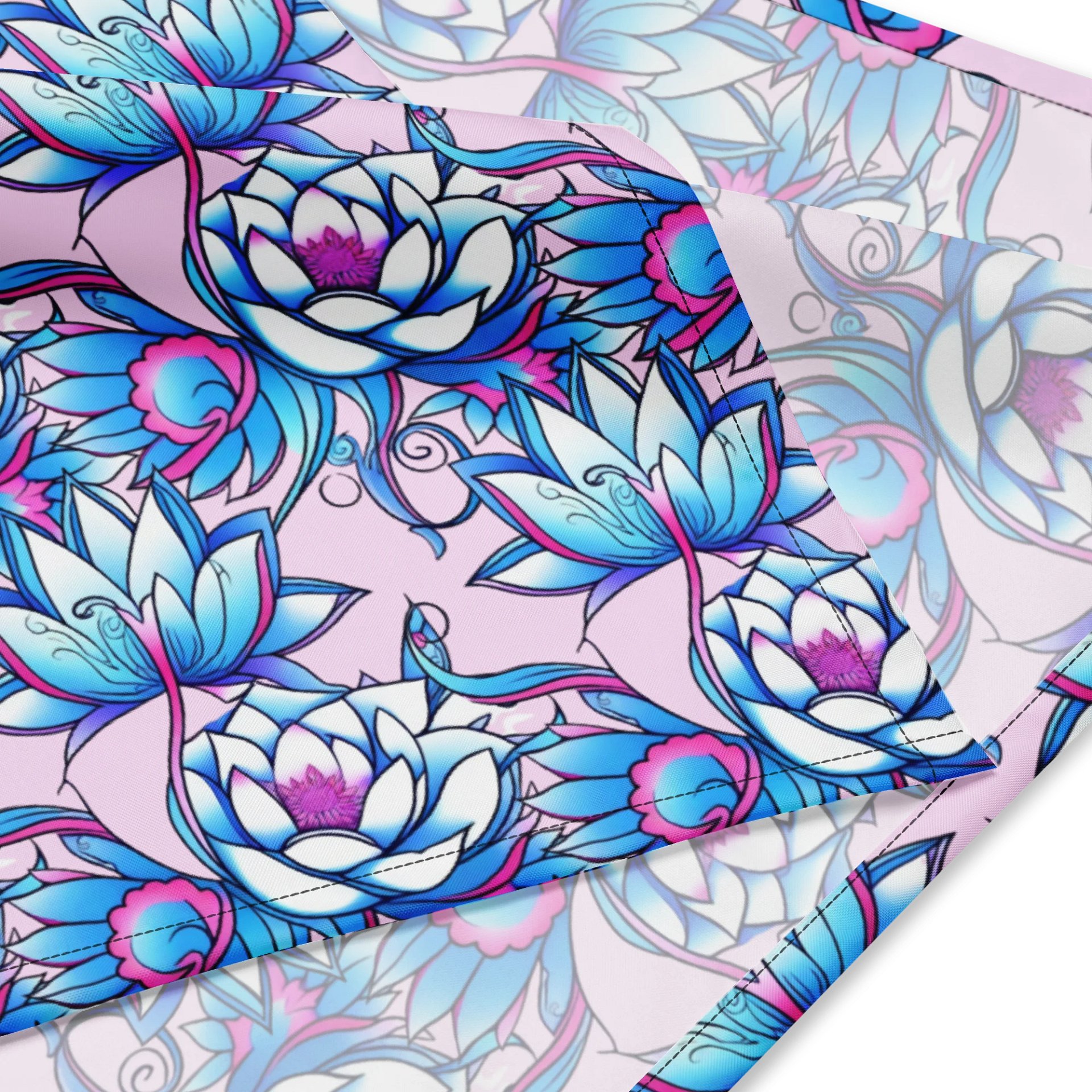 Blue Lotus Bloom - Bandana product image (3)