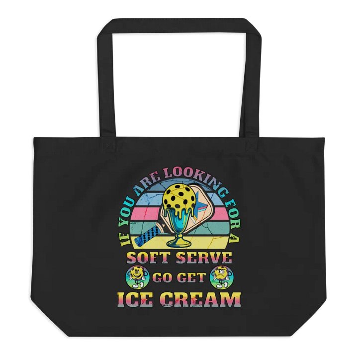 Soft Serve Go Get Ice Cream Pickleball Champion of Sustainability Tote product image (1)