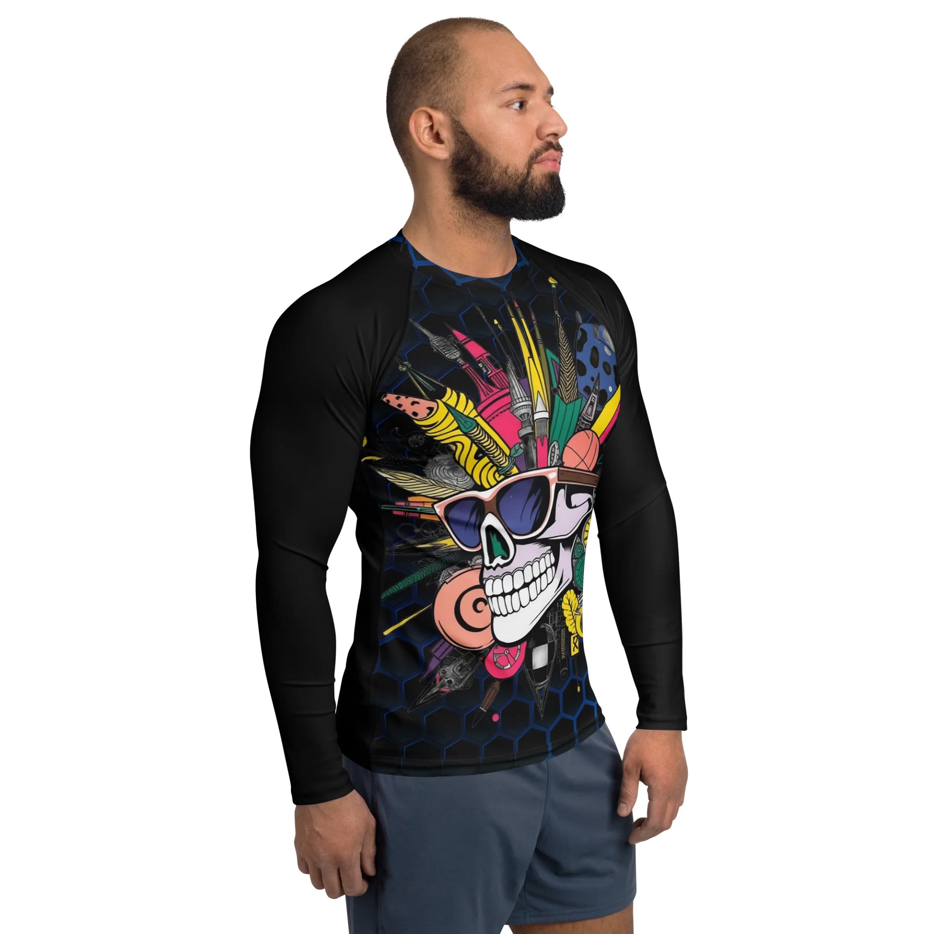 Spectra Skull Men's Rash Guard product image (4)