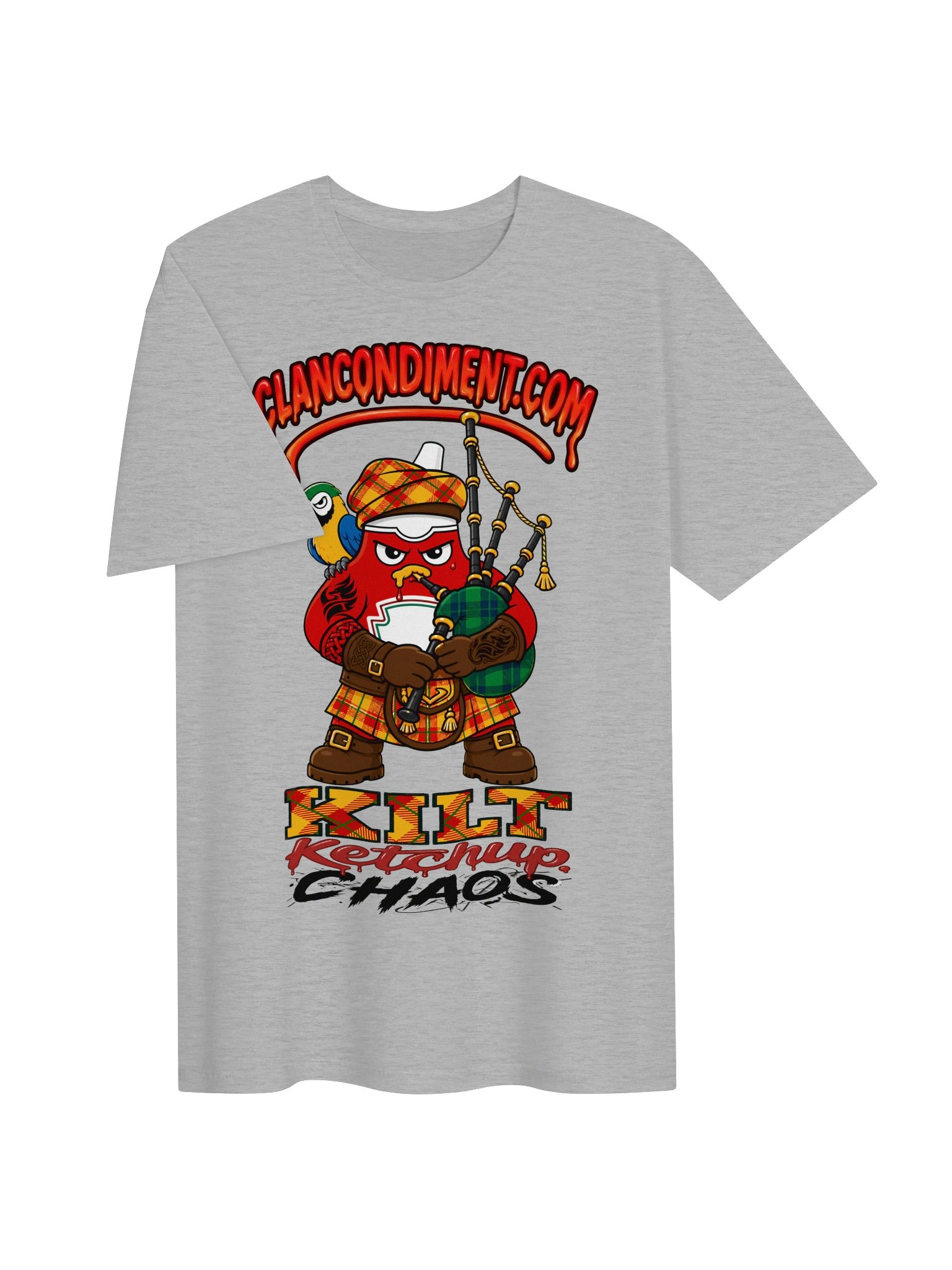Kilt Bagpipes Cartoon Clan Tee product image (3)