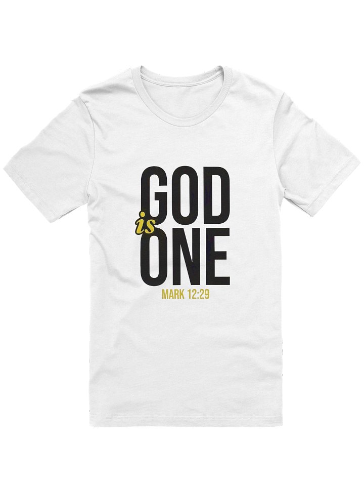 "God is One" T-Shirt (white) product image (1)