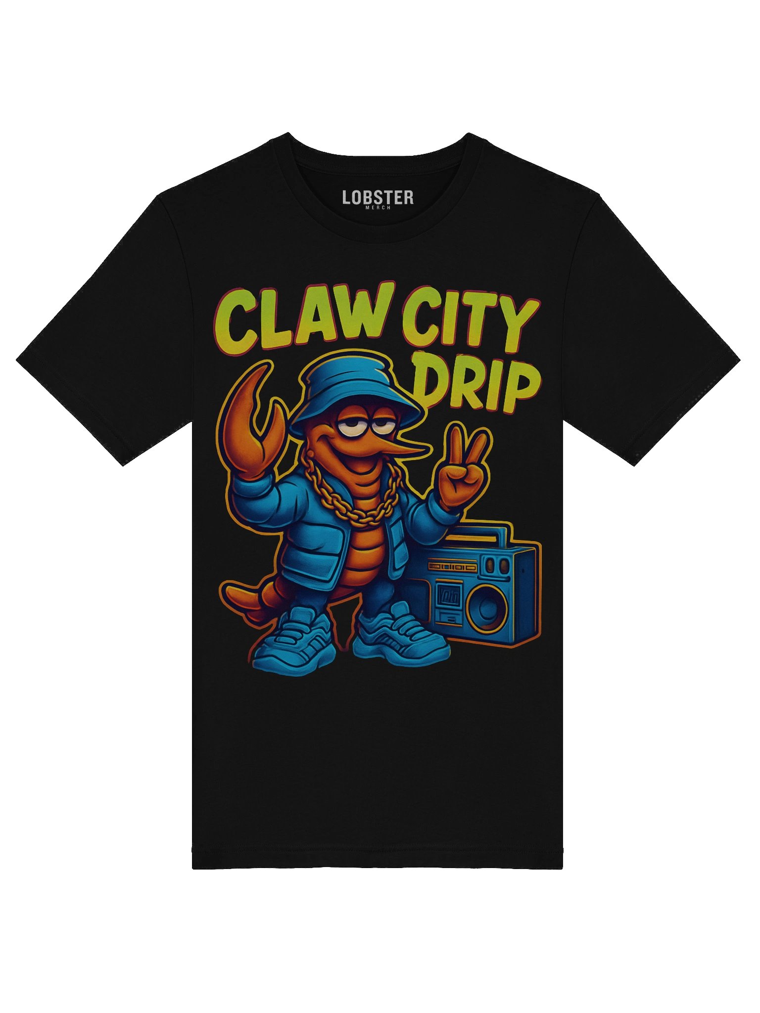 Claw City Drip T-Shirt | Streetwear Lobster Graphic Tee product image (6)