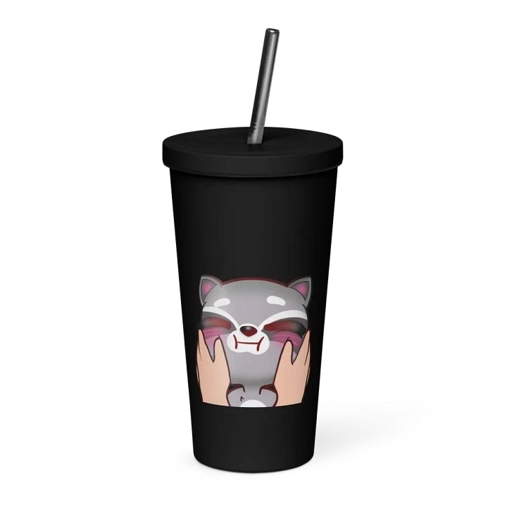 Cute Raccoon Insulated Tumbler product image (1)
