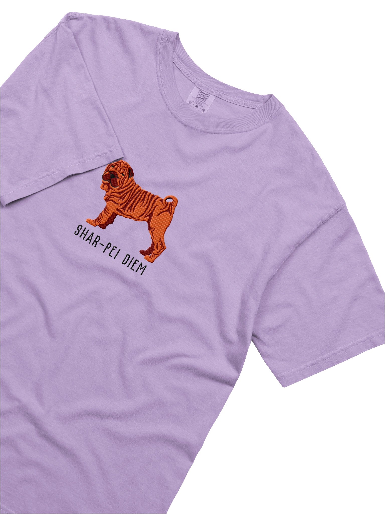 Shar-Pei Diem T-Shirt(Embroidered) of a Chinese Shar-Pei(Red) product image (8)