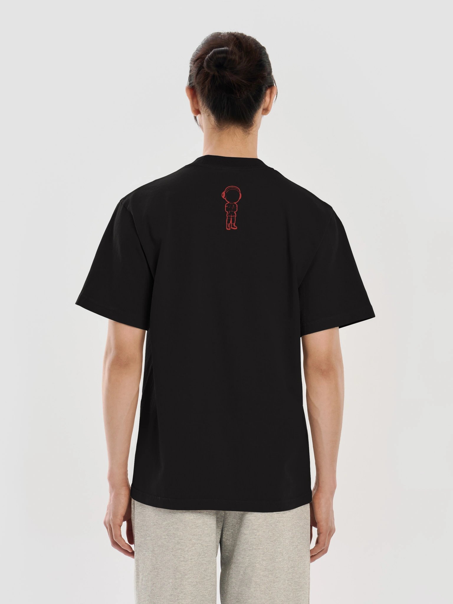 MARS CITY Red Outline Letters Box Tee product image (11)