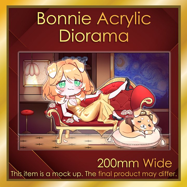 Bonnie Barkswell Anniversary Acrylic Diorama [PREORDER] product image (1)