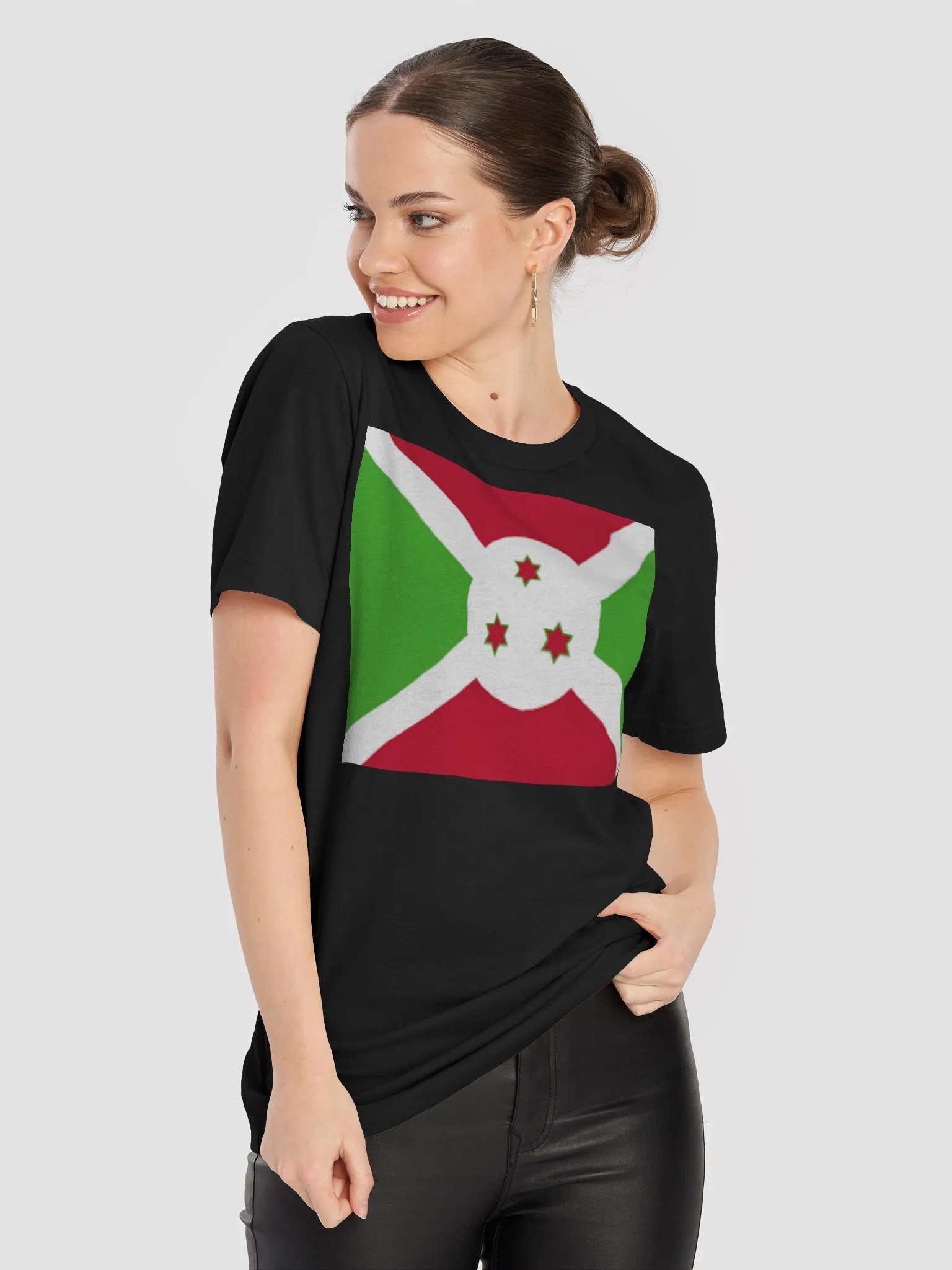 Exclusive Burundi Flag Unisex Supersoft T-Shirt - Graphic Grove product image (9)