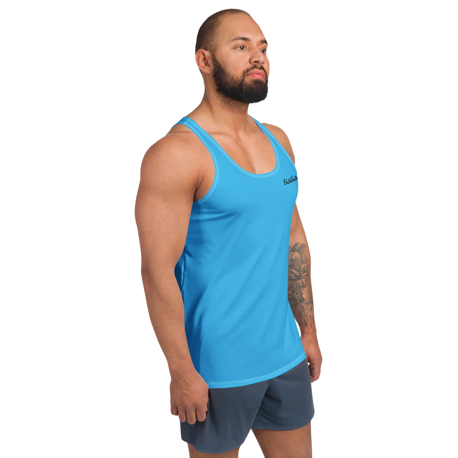 Tank Top Deep Sky Blue product image (3)