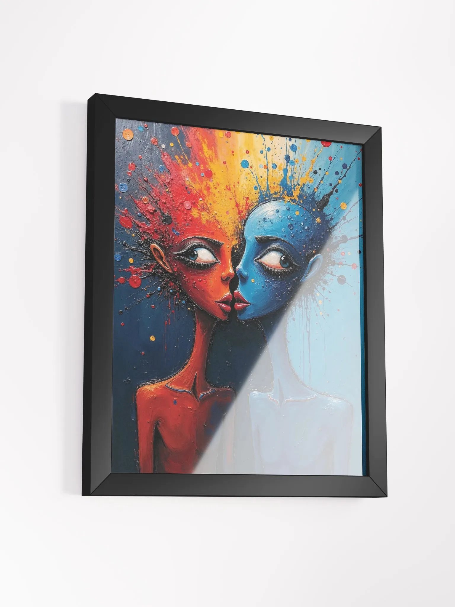 Surreal Kiss Framed Print product image (14)