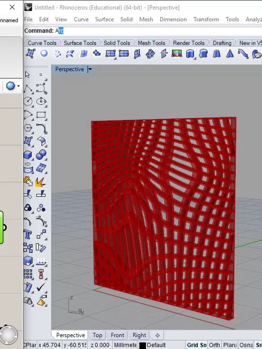 Grid Distortion Design Grasshopper Rhino Files Download product image (2)