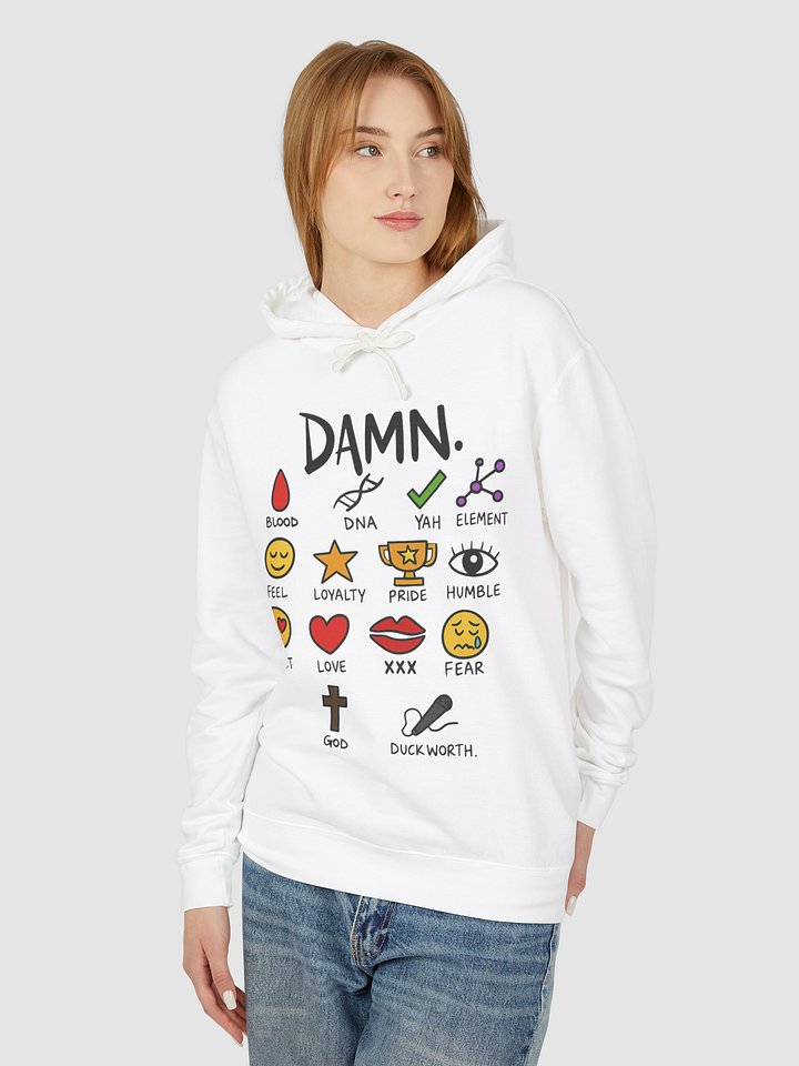 Kendrick Lamar Damn Notebook Hoodie product image (2)