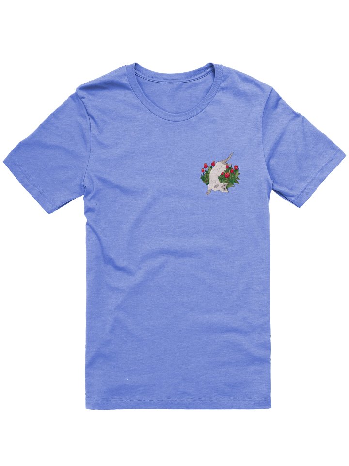 Tulip Willow Nap Cat Tee — Bella+Canvas Supersoft product image (1)