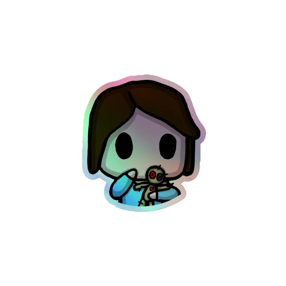 Coldnight Chibi Holographic Sticker product image (1)