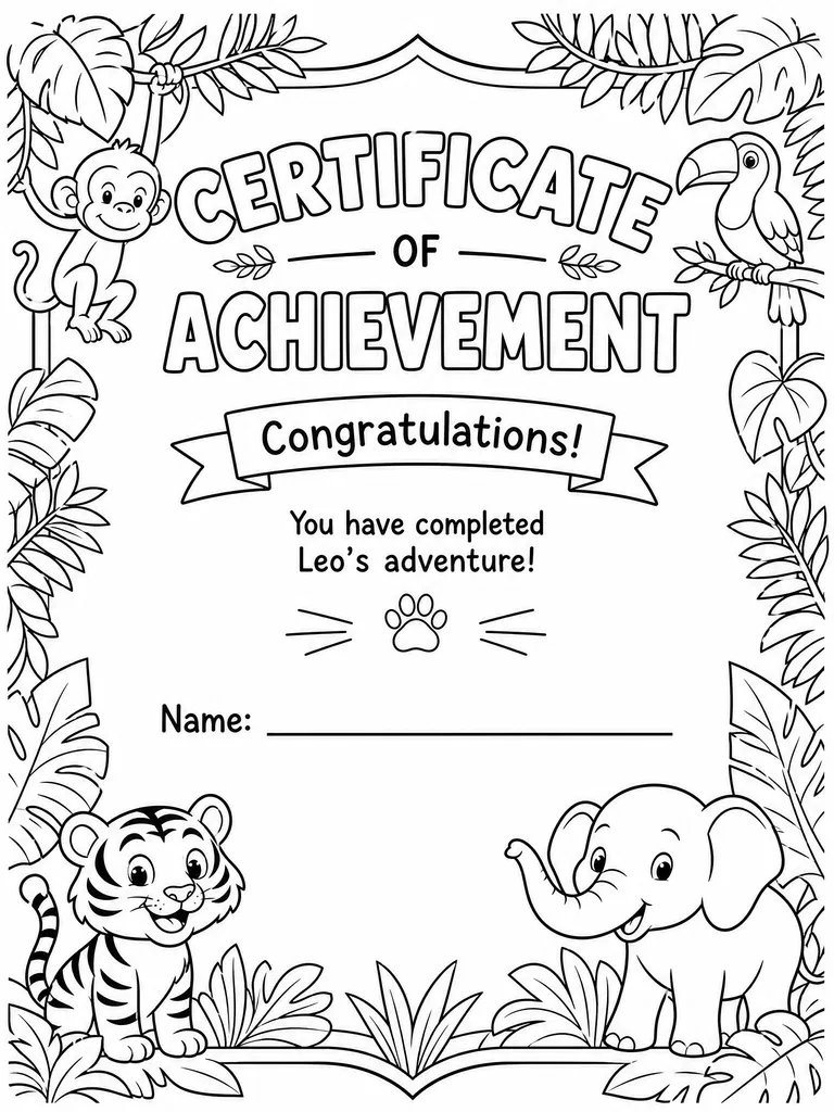 Leo the Little Lion Story & Coloring Book product image (2)