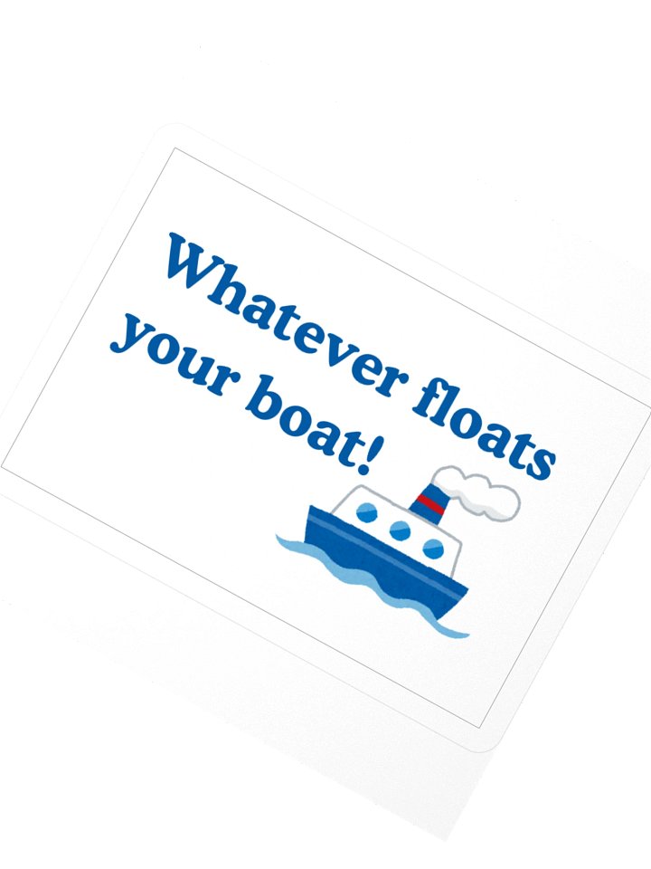 Floats your boat sticker product image (2)
