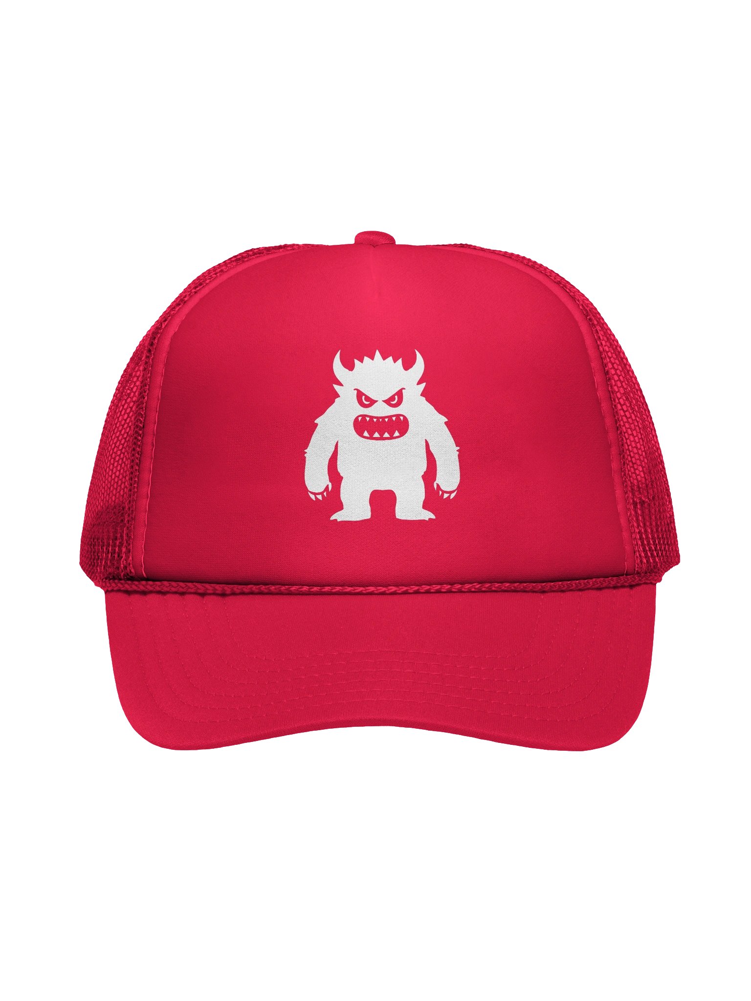 Grumpy Angry Monster Trucker Hat product image (1)