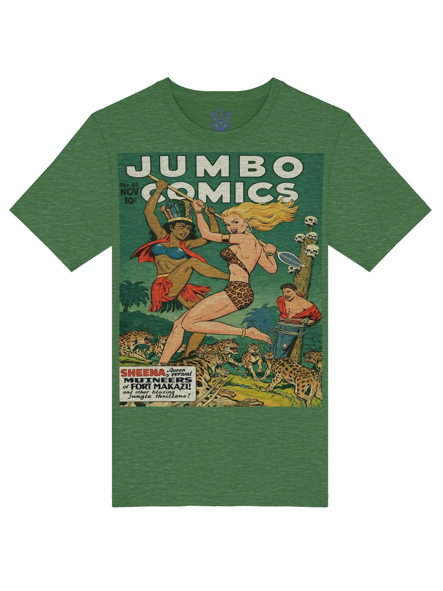 Jumbo Comics Vintage Jungle Cover T-Shirt product image (77)