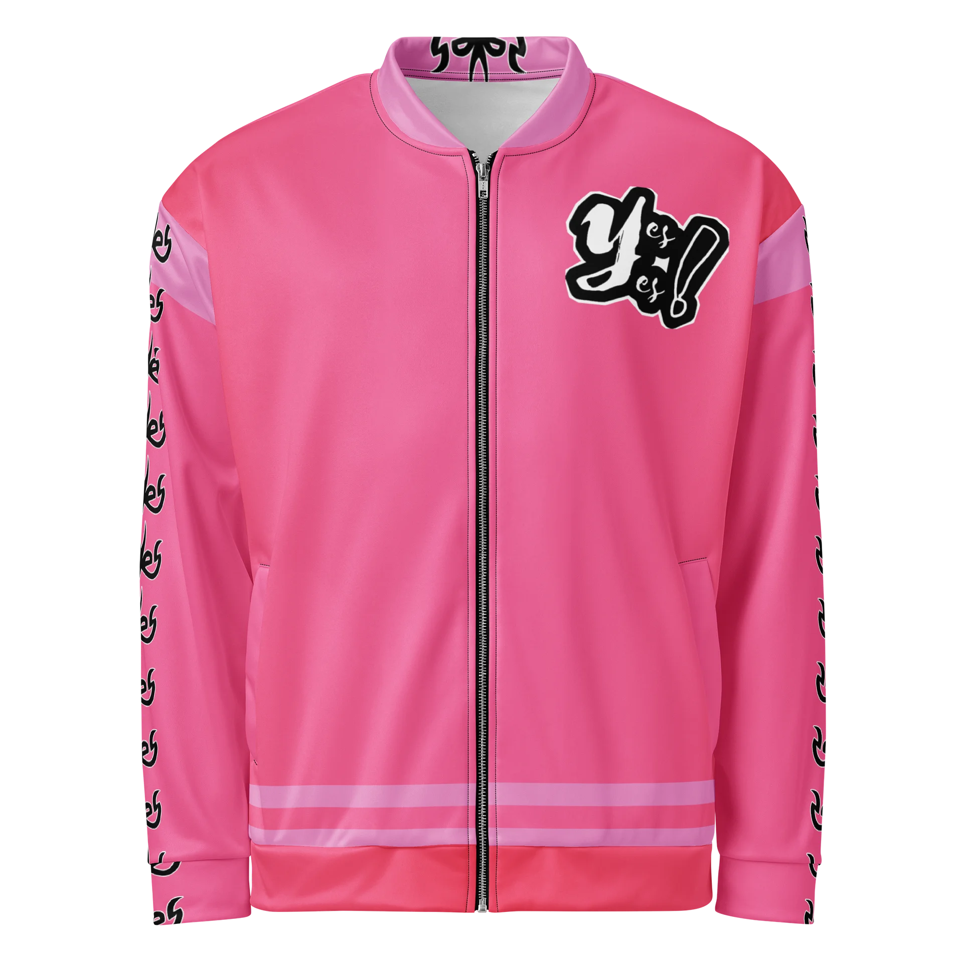 Pink Power Bomber Jacket product image (1)
