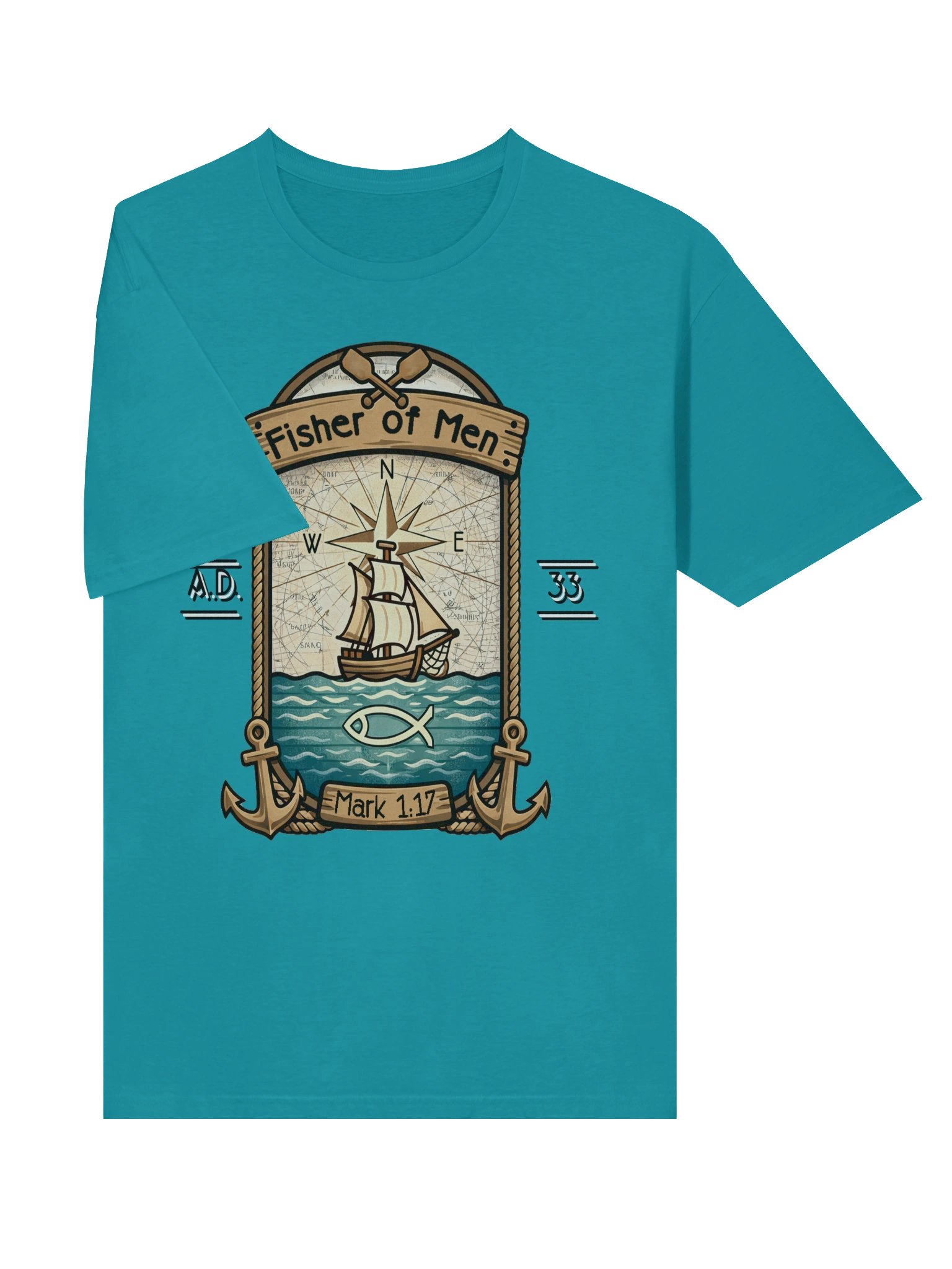 Fisher of Men Christian Nautical Faith Design product image (23)