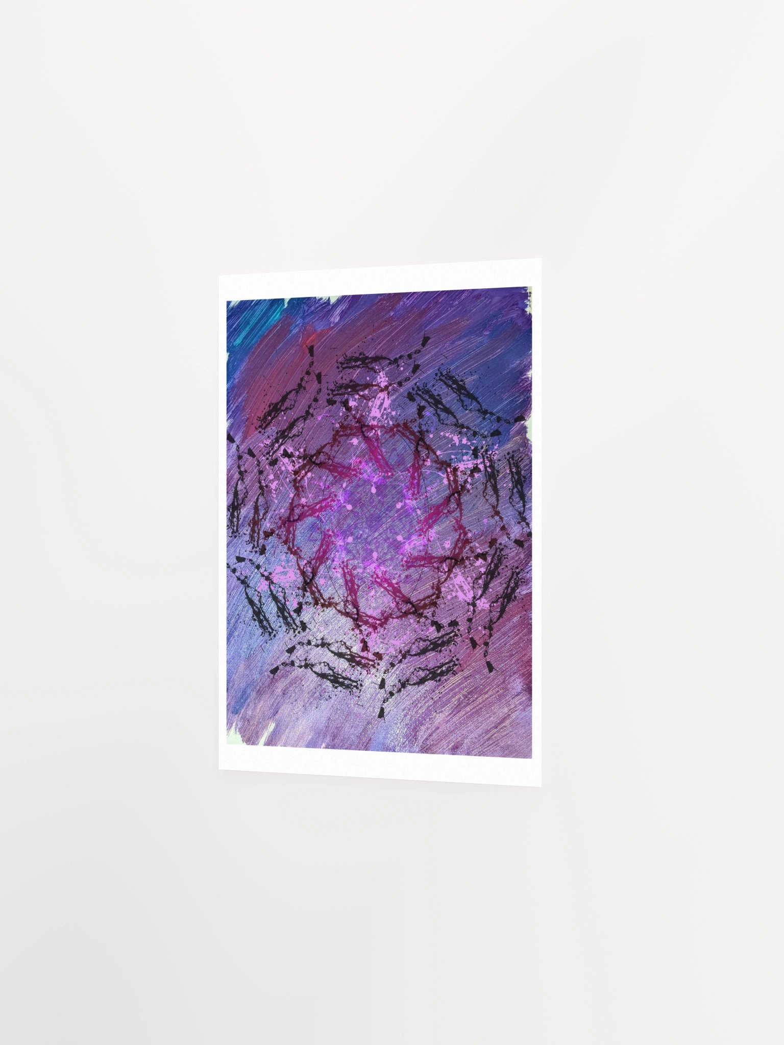 Violet Singularity Abstract Poster product image (3)