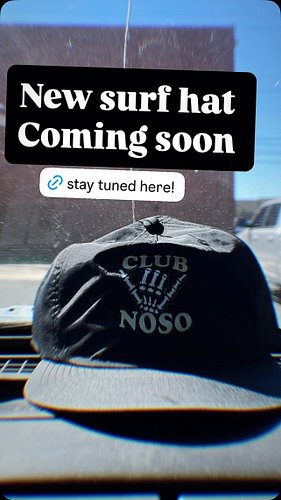New CLUB NOSO surf cap dropping soon 👀

Moisture-wicking. Fast-drying. Looks cold. 🧢🌊

This one is NOT a drill — stay locked ...
