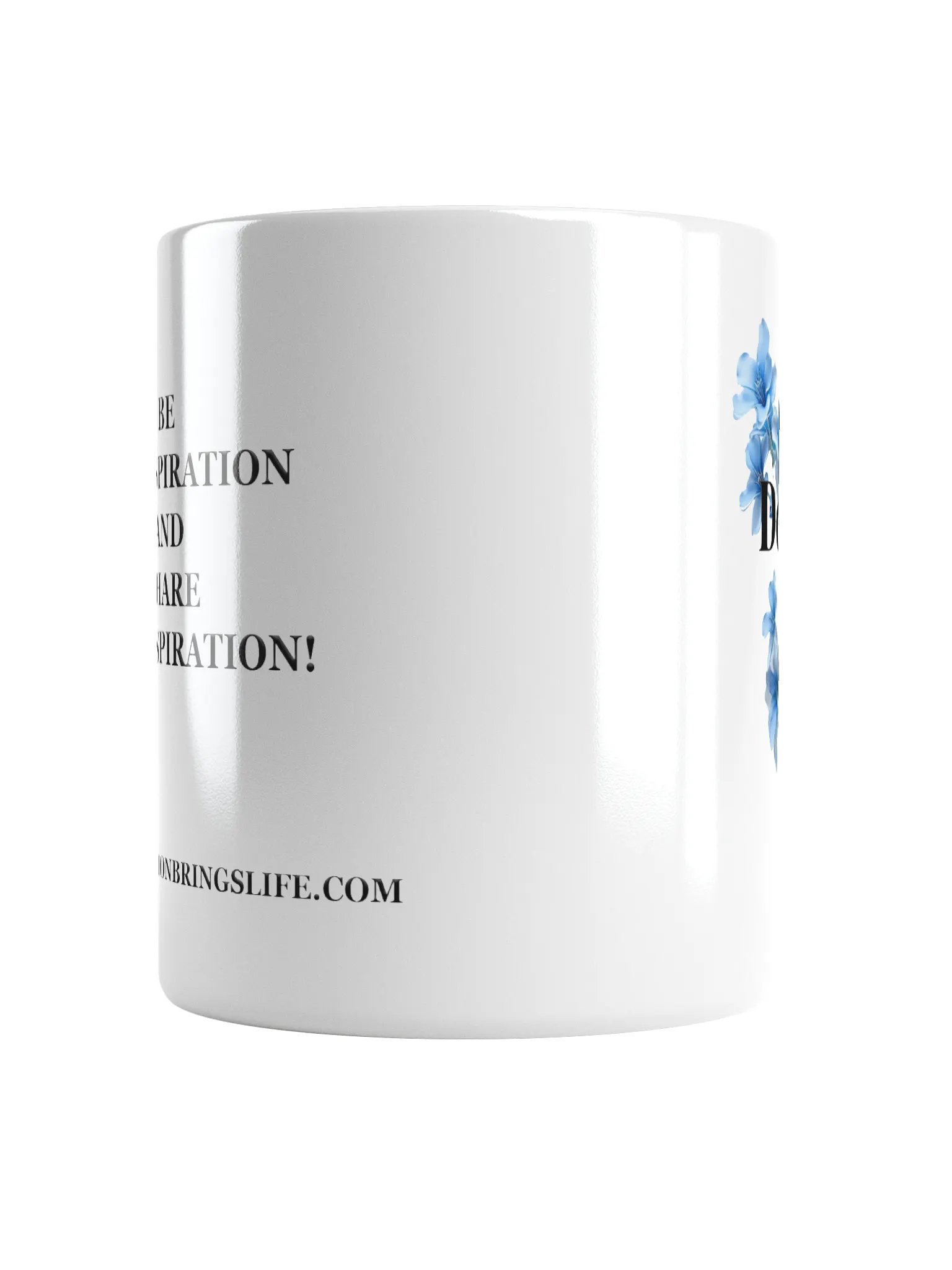 Don't Forget To Breathe - White Glossy Mug product image (5)