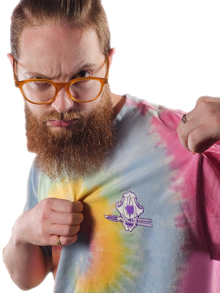 Vulp Skull Premium Tie-Dye Tee product image (2)