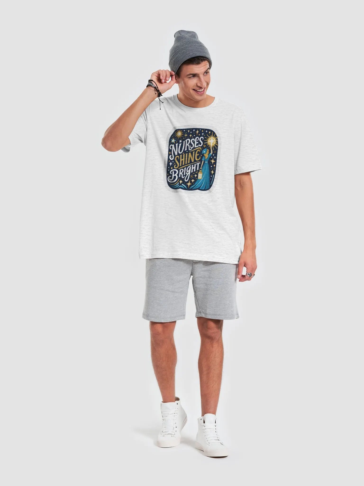 Nurse's Starlight Lantern T-Shirt product image (59)