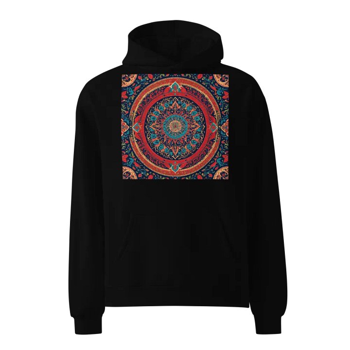 Hoodie with Persian Carpet Design Mix of Beautiful Colors product image (1)