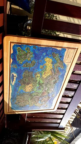The Elder Scrolls, Map of Tamriel and the Summerset Isles - Handmade Pyrography and Painting 📜 🔥 

Visit my official store si...