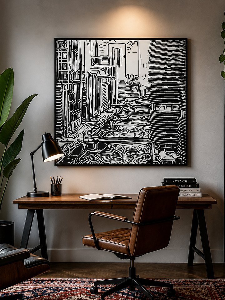 Urban Reflections Wallart - Canvas wallart product image (1)