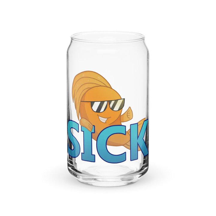Sick Fish Glass With Lid product image (1)
