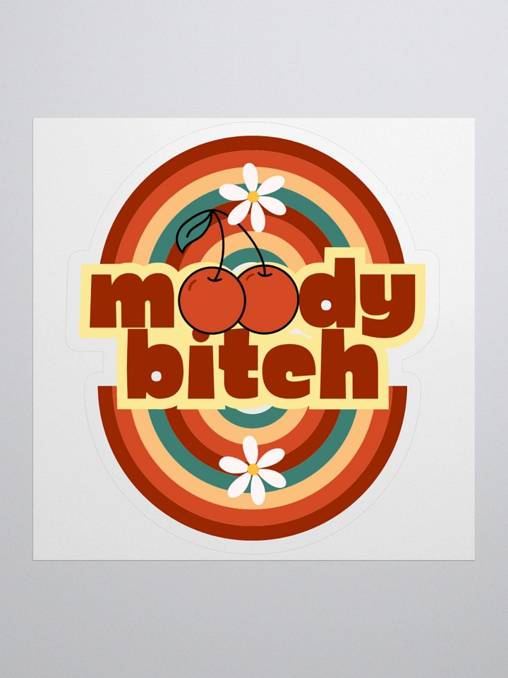 Moody B**ch sticker product image (1)