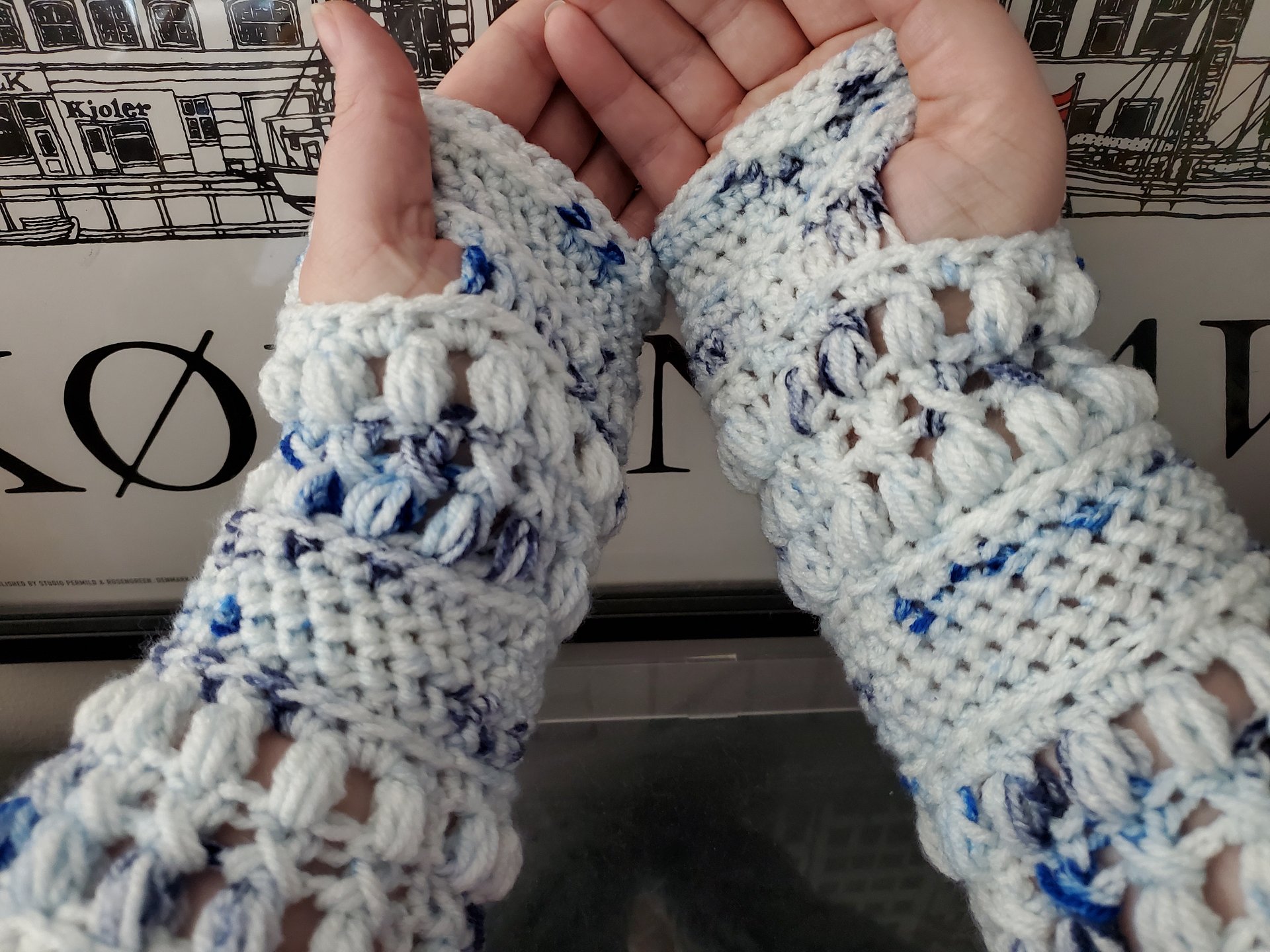 Fairy Puff Fingerless Mitts **PDF PATTERN** product image (4)