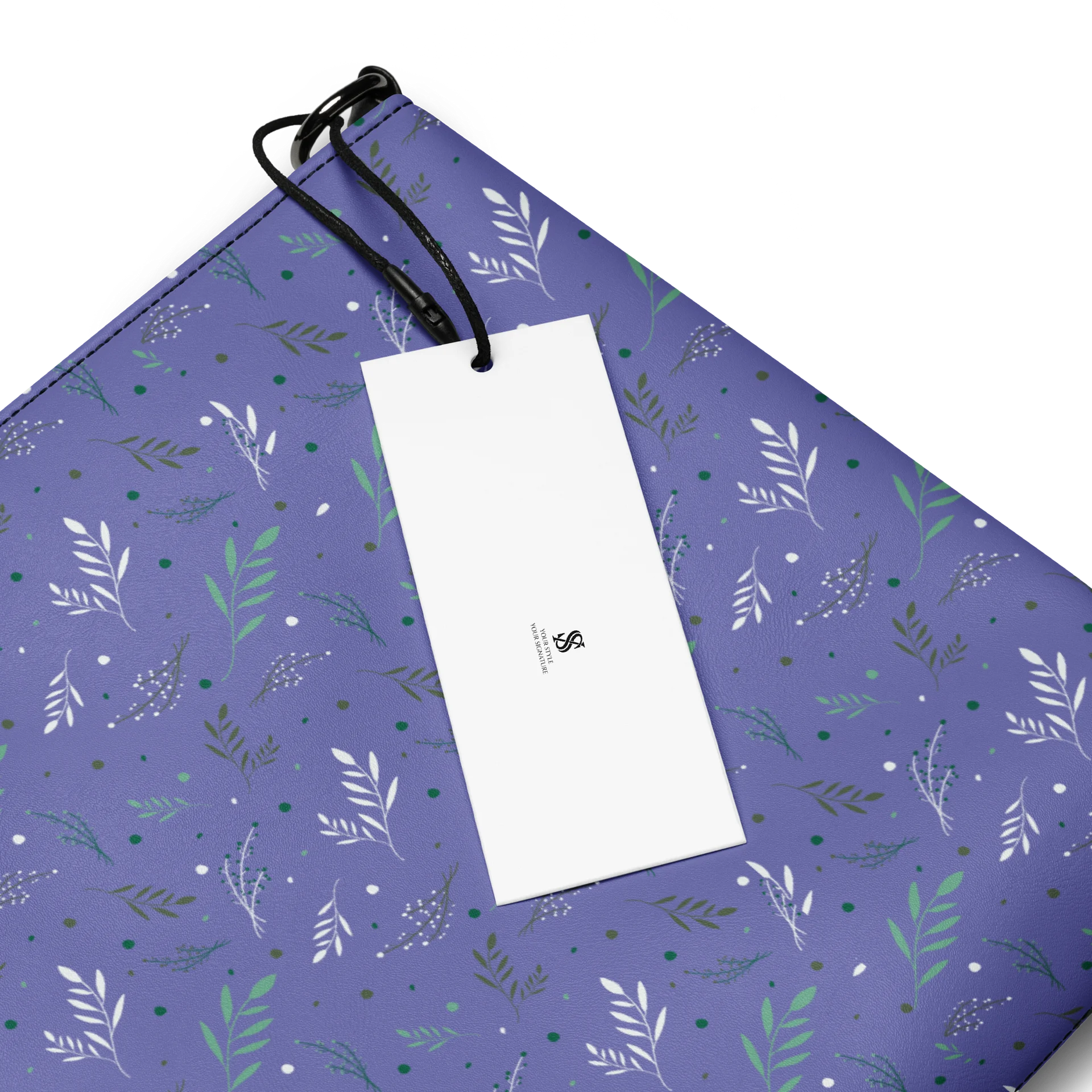 Purple Botanical All-Over Print Crossbody Bag product image (5)