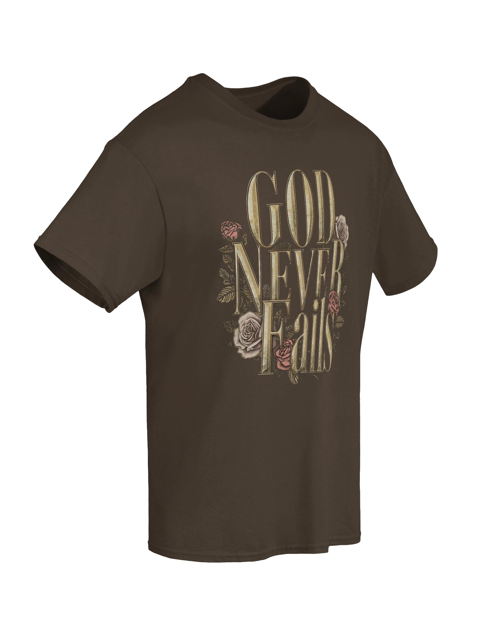 God Never Fails Faith T-Shirt product image (15)