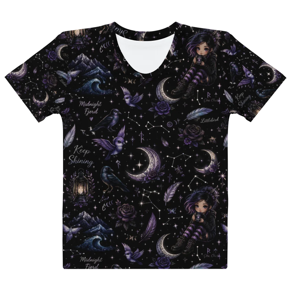 Littlebird's Midnight Fjord T-Shirt product image (1)