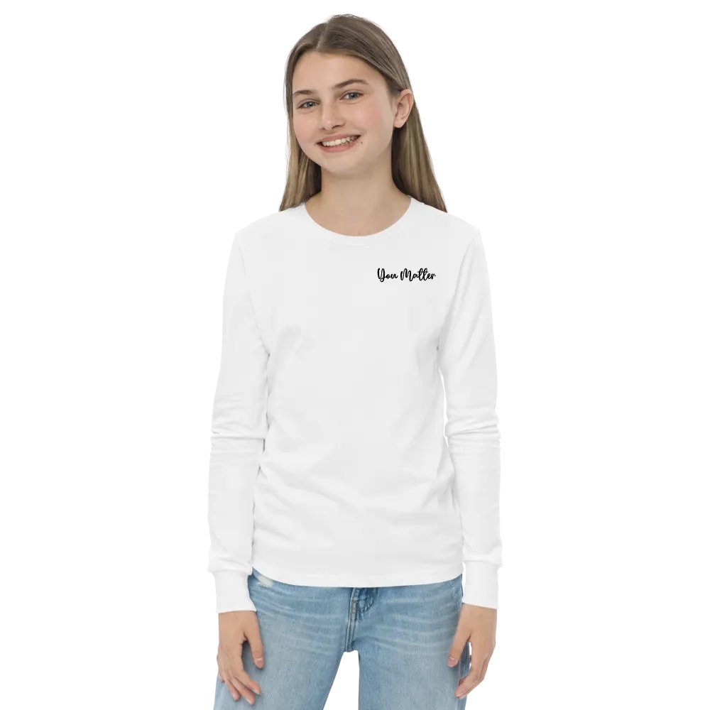 You Matter Long Sleeve Youth T-shirt product image (16)