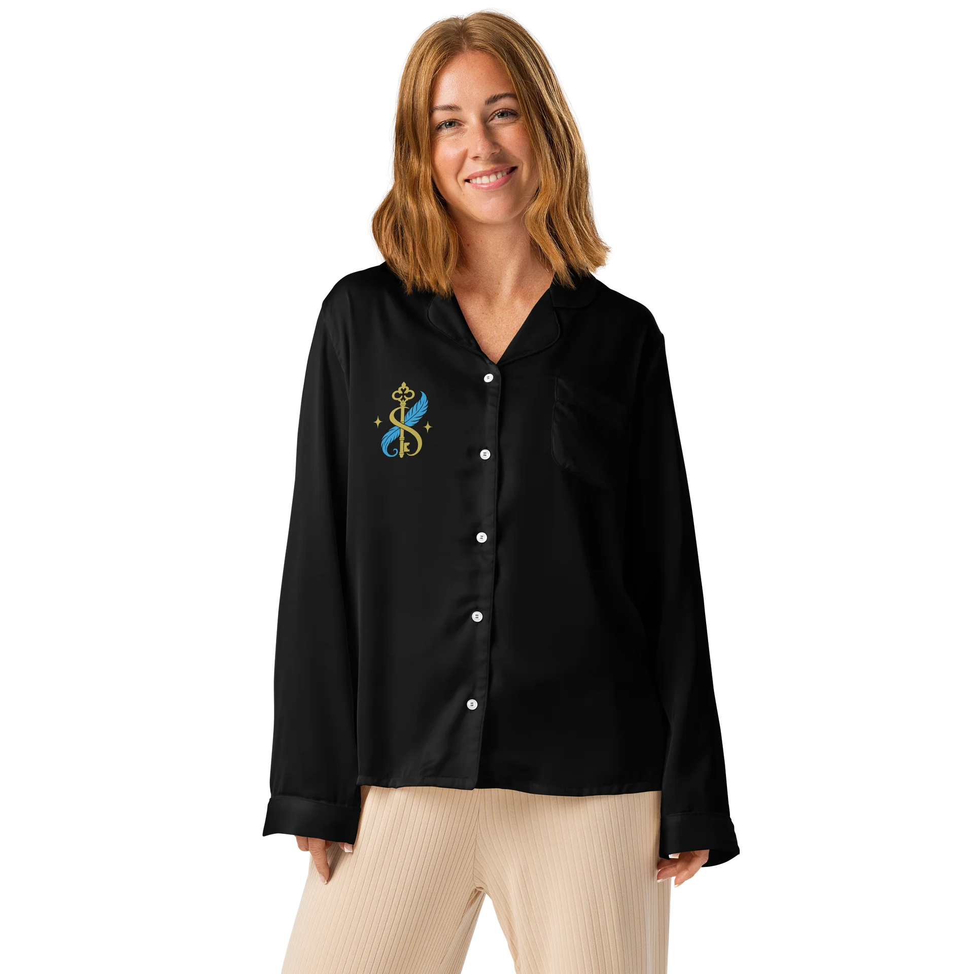 Mythically Meabh & Her Gryphons | Enchanted Dreams Sleep Shirt product image (1)