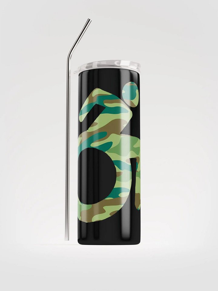 Wheelie, Green Camo SS Tumbler product image (1)