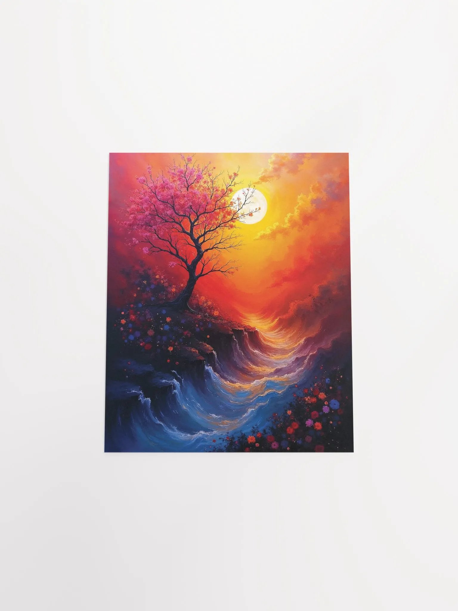 Surreal Sunset Blossom Poster product image (20)
